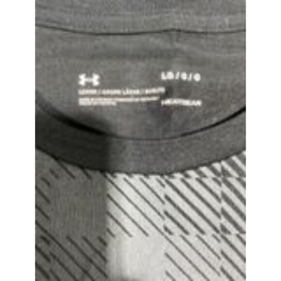 Men’s Large Shirt Under Armour Black Heat Gear Athletic Crewneck Short Sleeve - Picture 9 of 13